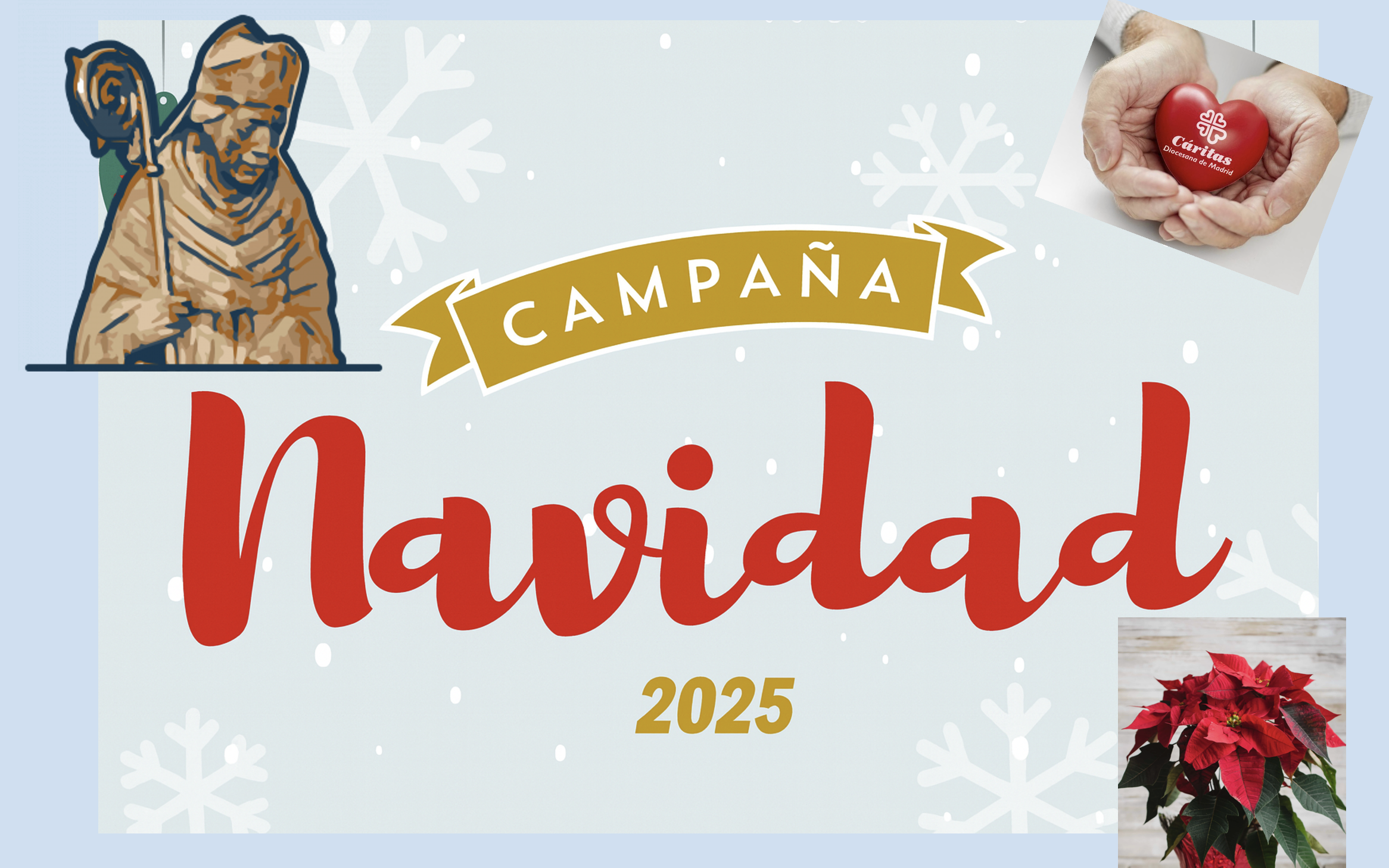CAMPAÑA NAVIDAD CÁRITAS: ALIMENTOS,DONATIVOS, PONSETIAS…
