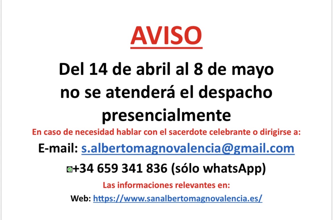 ATENCIÓN DESPACHO EN TIEMPO PASCUAL